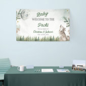 フォレストウルフベビーシャワービッグバナー 横断幕 (トレードショー)