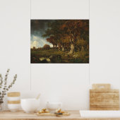 フォレストエッジ – ディアズデラペーニャファインアート ポスター (キッチン)