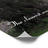 フォレストオブツリーズインミストミュア引用文 ポスター (角)