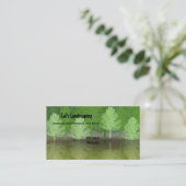 フォレストオブツリーズ造園デザイン 名刺 (スタンド正面)