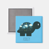 フォレストカメの夜空キャビン マグネット (正面/裏面)