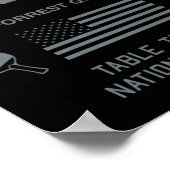 フォレストガンプUSA卓球ナショナルチャンピオン ポスター (角)