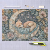 フォレストキツネコテージコアウィリアムモリスデクページ 薄葉紙 (クラフト)