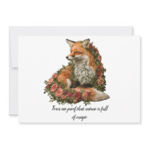 フォレストキツネ刺繍。キツネは自然の証しだ