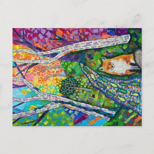 フォレストキツネ ポストカード (正面)