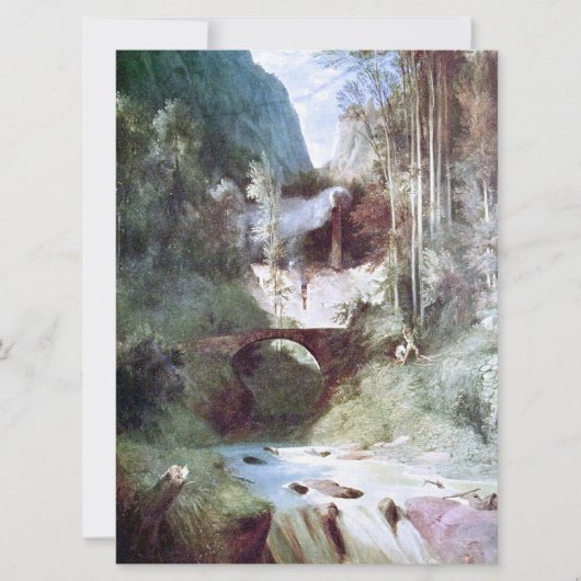 フォレストキャニオン(by Carl Blechen) カード (正面)