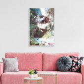 フォレストキャニオン(by Carl Blechen) キャンバスプリント (インサイチュ (リビング))