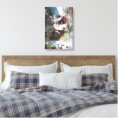 フォレストキャニオン(by Carl Blechen) キャンバスプリント (インサイチュ (寝室))