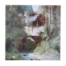 フォレストキャニオン(by Carl Blechen) タイル