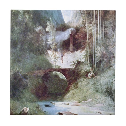 フォレストキャニオン(by Carl Blechen) タイル (正面)