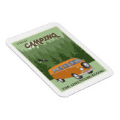 フォレストキャンピングカンパーヴァントラベルポスター マグネット (右側)