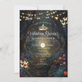 フォレストキンセアニラ15アノスフラワーズ金ゴールド 招待状 (正面)