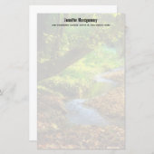 フォレストクリーク美しい自然景観写真 (正面/裏面)