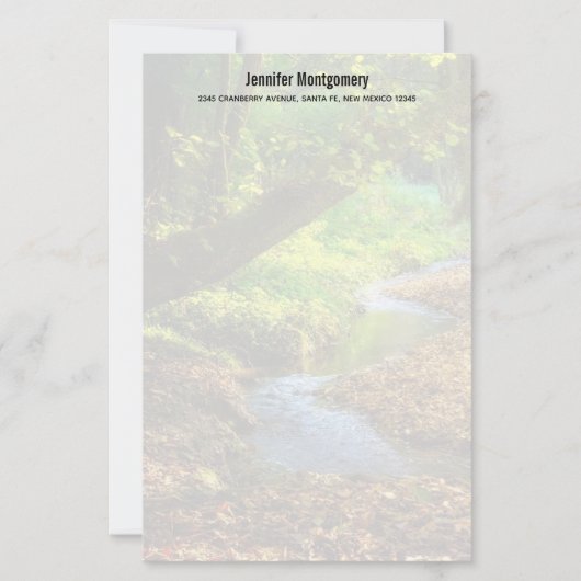 フォレストクリーク美しい自然景観写真 (正面)