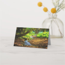 フォレストクリーク美しい自然景観写真 プレイスカード