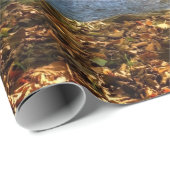 フォレストクリーク美しい自然景観写真 ラッピングペーパー (ロールコーナー)