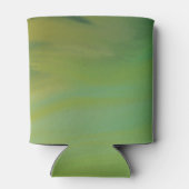 フォレストグリーンウェーブ流体大理石 缶クーラー (裏面)