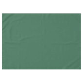 フォレストグリーンコットンテーブルクロス， 52"x70" テーブルクロス (正面(横))