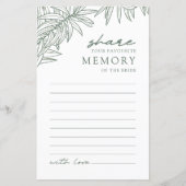 フォレストグリーンシンプル植物学共有Aメモリ (正面)