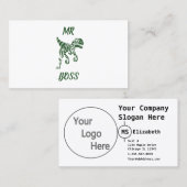 フォレストグリーンハンターラプター 名刺 (正面/裏面)