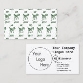 フォレストグリーンハンターラプター 名刺 (正面/裏面)