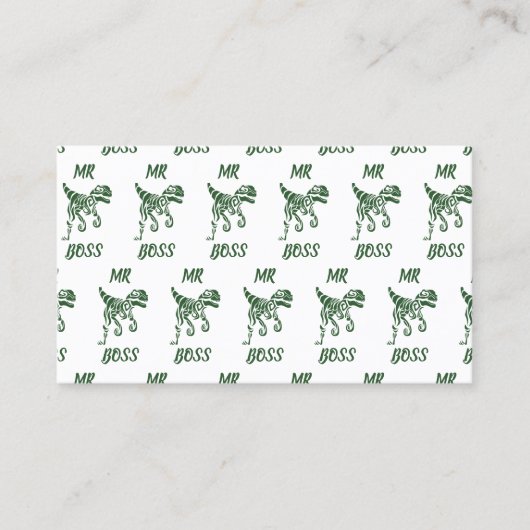 フォレストグリーンハンターラプター 名刺 (正面)