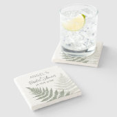 フォレストグリーンフェルンズのブライズシャワー ストーンコースター (横)