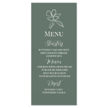 フォレストグリーンミニマルフローラ結婚ズ