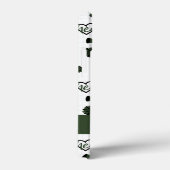 フォレストグリーン応援ハートポンポンポンポンメガホン Case-Mate iPhoneケース (裏面 / 右)