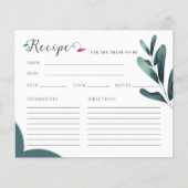 フォレストグリーン書道レシピブライダルシャワー (正面)