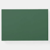 フォレストグリーン素朴オレンジホワイトフローラ ゲストブック (裏面)