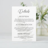 フォレストグリーン結婚シダの詳細囲いカード サンキューカード (スタンド正面)