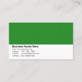 フォレストグリーン | 「深いと招待」 名刺 (裏面)