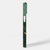 フォレストグリーン&銅大理石モノグラム Case-Mate iPhoneケース (裏面 / 右)