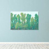 フォレストグリーンII キャンバスプリント (インサイチュ (ウッドフロア))