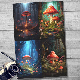 フォレストコラージュ1デコページ紙 薄葉紙