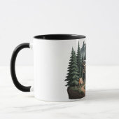 フォレストコーヒーマグ – 私の心を失う マグカップ (左)