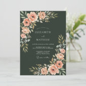 フォレストコーラルペタルウェディング 招待状 (スタンド正面)