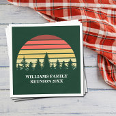 フォレストサンセットカスタム懇親会キャンピングパーティー スタンダードカクテルナプキン