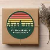 フォレストサンセットキャンピングトリップカスタム懇親会 ラウンドシール