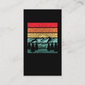 フォレストサンセットマウンテンキャンピングハイキング 名刺 (正面)