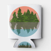 フォレストサンセット自然松の木 缶クーラー (裏面)