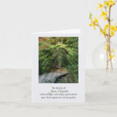 フォレストサンビーム悔やみや弔慰サンキューカード カード (黄色い花)