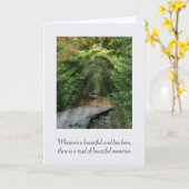 フォレストサンビーム悔やみや弔慰 カード (黄色い花)
