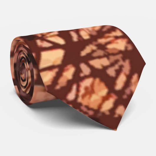 フォレストサンライズ抽象芸術 ネクタイ (ロール)