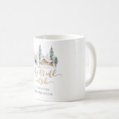 フォレストシカベビー外は寒い コーヒーマグカップ (正面右)