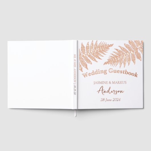 フォレストシダアウトドア結婚ズ ゲストブック (全面)