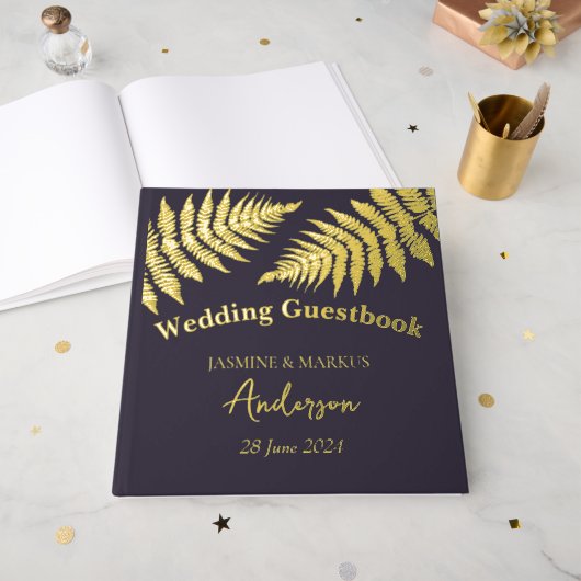 フォレストシダアウトドア結婚ズ ゲストブック (正面見開き)