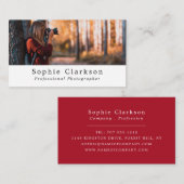 フォレストショット、写真家、写真 名刺 (正面/裏面)