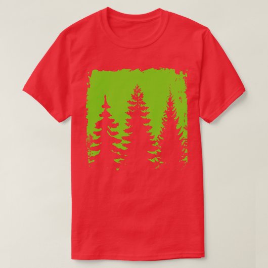 フォレストシルエット7 Tシャツ (デザイン正面)